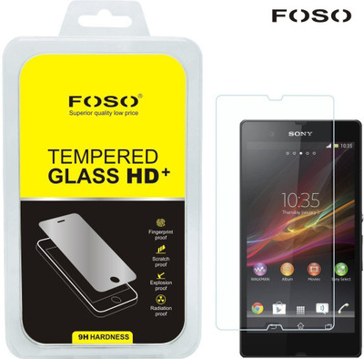 FOSO Tempered Glass Guard for Sony Xperia Z(Pack of 1)