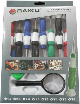 

Bakku BK-8600 Pro Repairing Screwdriver Bit Set(Pack of 11)
