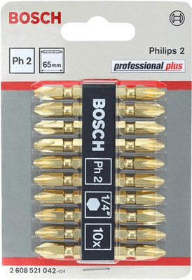Bosch 2 608 521 042 Screwdriver Bit Set(Pack of 10)