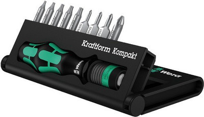 

Wera Kraftform Kompakt Standard Screwdriver Set, Black;cyan