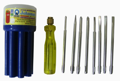 

Johnman Standard Screwdriver Set(Pack of 8), Blue
