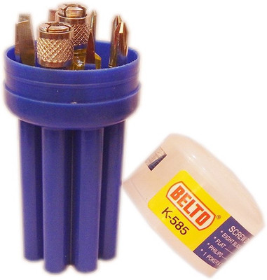 

Belto Standard Screwdriver Set(Pack of 9), Blue