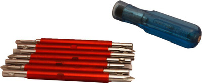 

Multitec Ratchet Screwdriver Set(Pack of 7), Blue;red