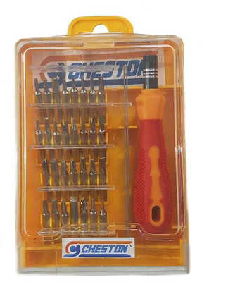 

Cheston CH6032-A Combination Screwdriver Set(Pack of 1), Yellow;black