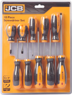 5% OFF on JCB Soft Grip Handle Combination Screwdriver Set(Pack of 10) 5% OFF on JCB Soft Grip Handle Combination Screwdriver Set(Pack of 10)