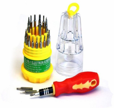 

A To Z Traders Combination Screwdriver Set(Pack of 1), Yellow;black
