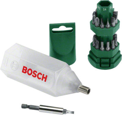 

Bosch Ratchet Screwdriver Set(Pack of 25), Green