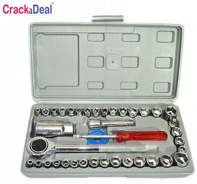 

CrackaDeal Aiwa 40 Socket Set(Pack of 40)