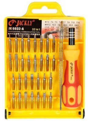 

Jackly Ratchet Screwdriver Set(Pack of 1), Multicolor
