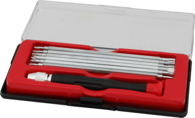 

Mega Proffesional 12 in 1 Electronic S/D Standard Screwdriver Set(Pack of 7), Red