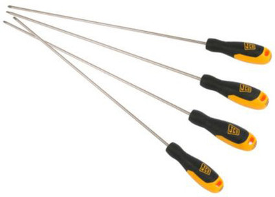 

JCB Combination Screwdriver Set(Pack of 4), Black;yellow