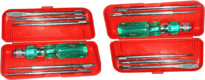 JOHNMAN Standard Screwdriver Set, Red