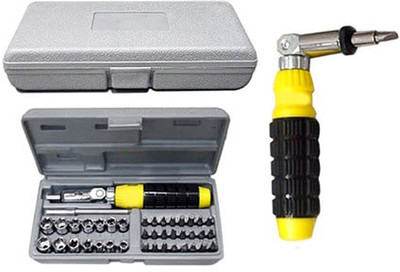 

Extra Power Ratchet Screwdriver Set(Pack of 41), Grey