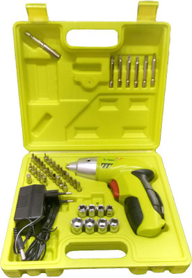 

MTC Prescot 4.8V Rechargeable Cordless with 44 Bits Standard Screwdriver Set, Green
