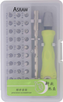 ASRAW 32 IN 1 Multi-purpose Precision Impact Screwdriver Set(Pack of 1)