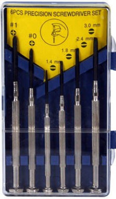 DIY Crafts 6pc Precision Screwdriver Set Precision Screwdriver Set(Pack of 6)