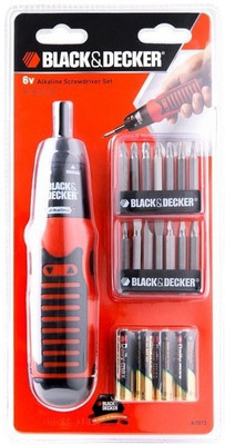 

Black & Decker Standard Screwdriver Set(Pack of 19), Orange;black