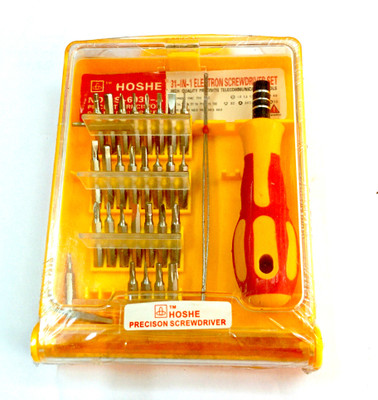 

Hoshe Standard Screwdriver Set(Pack of 32), Yellow;red