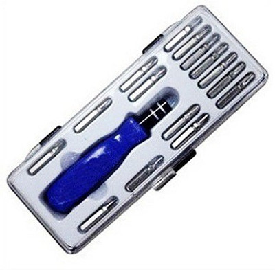 

Connectwide 16 pcs Screwdriver Suit Removing Tool Kits Screwdriver Torx Bit Removing Tool Kits Screw Driver Set T5 T6 T8 T10 T15 Standard Screwdriver Set(Pack of 1), Silver;blue
