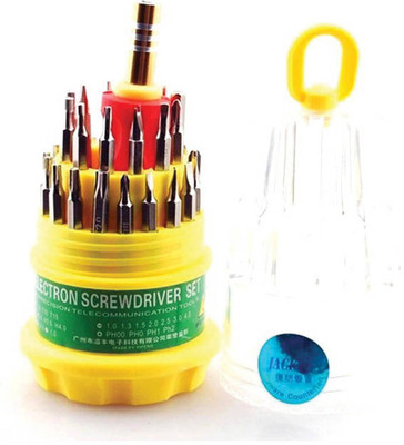Jackly Global Jackly 31-In-1 Screw Driver Magnetic Multifunction Toolkit Standard Screwdriver Set(Pack of 31) available at flipkart for Rs.119