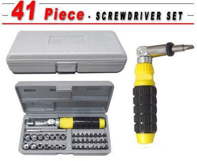 Global Partner 41PCS-02 Ratchet Screwdriver Set(Pack of 41)