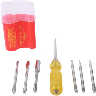 

Step4deal Pro Combination Screwdriver Set(Pack of 1), Yellow