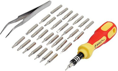 

Prostuff Jackly 32 In 1 Standard Screwdriver Set(Pack of 1), Silver