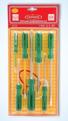 Taparia 831 shop combination screwdriver set