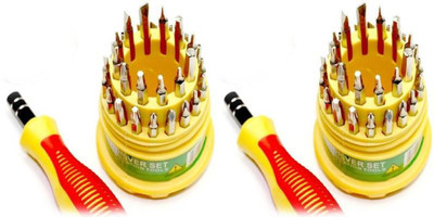 61% OFF on Jackly 31in1-2Pcs Ratchet Screwdriver Set(Pack of 31) 61% OFF on Jackly 31in1-2Pcs Ratchet Screwdriver Set(Pack of 31)