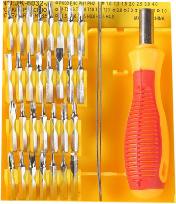 

Step4deal Pro Combination Screwdriver Set(Pack of 1), Yellow