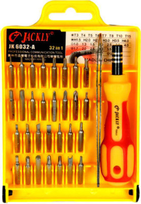 JACKLY 6032A Ratchet Screwdriver Set(Pack of 1)