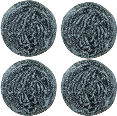 

life line service pro speed steel wool pack of 4 Scrub Pad(Small, Pack of 4)