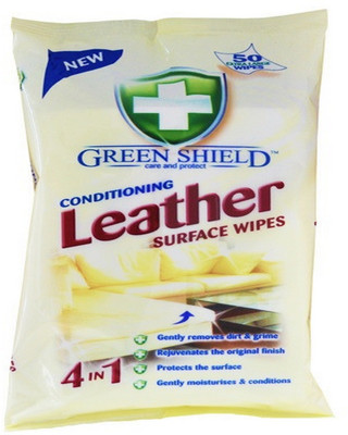 

Greenshield Leather Wipes Scrub Sponge(Large, Pack of 50)