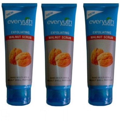 

Everyuth Exfoliating Walnut Scrub (Pack of 3) Scrub(270 ml)