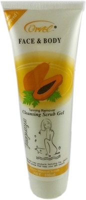 orvel Papaya Cleansing Face & Body Scrub(100 ml)