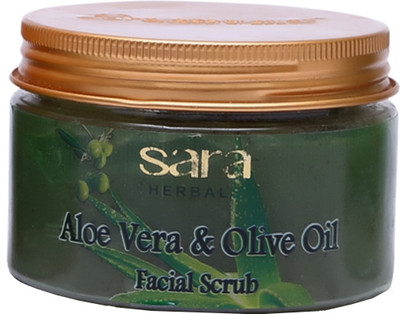 

SARA Aloe Vera & Olive Oil Facial Scrub(120 g)