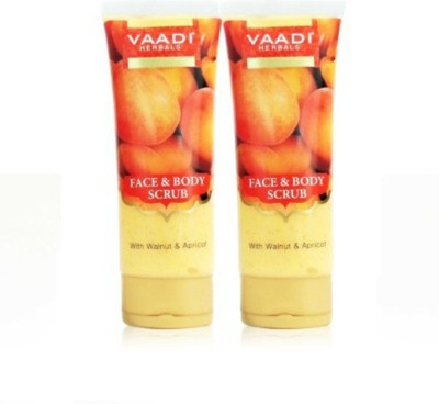 

Vaadi Herbals Face & Body with Walnut & Apricot - Pack of 2 Scrub(220 g)