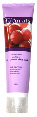 

Avon Grape Seed Whitening 3-In-1 Cleanser, Scrub Mask Scrub(100 g)