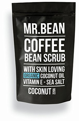 

Mr Beam Coffee Bean Exfoliating Body Skin Scrub With Coconut Oil, Vitamin E, And Sea Salt- Coconut Scrub(220 g)