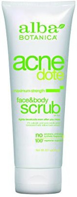

Alba Botanica acnedote, face & body scrub, 8 ounce Scrub(240 ml)