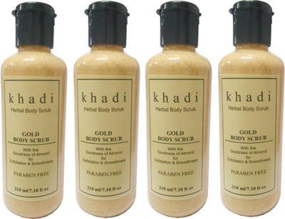 

Khadi Herbal Gold Bodyscrub (Paraben Free ) Scrub(840 ml)