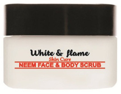 

White & Flame neem face body Scrub(100 g)