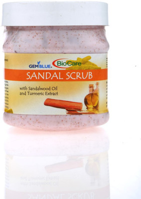

Gemblue Biocare Sandal Scrub with Sandalwood Oil and Turmeric Extract Scrub(500 ml)