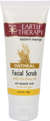

EARTH THERAPY Oatmeal With Rice Bran Oil Facial Scrub(100 g)