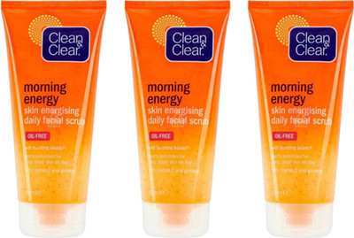 

Clean & Clear Clear Morning Energy Skin Energising Scrub Set of 3 Scrub(450 ml)