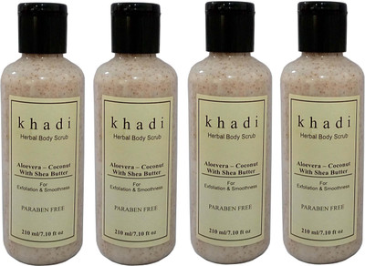 

Khadi Herbal Aloevera - Cuconut with Sea Butter Bodyscrub ( Paraben Free ) Scrub(840 ml)