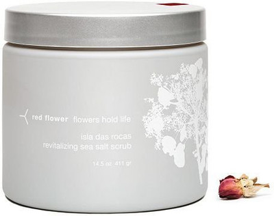

Red Flower moroccan rose isla das rocas sea salt scrub Scrub(411 g)