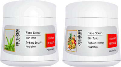 

Krishkare Aloe vera and Mixed Fruits Scrubs Combo Scrub(400 g)