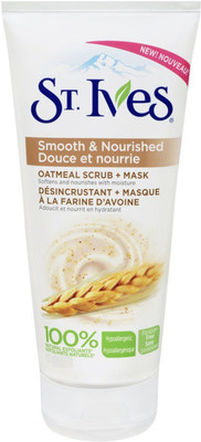 

St. Ives Smooth & Nourished Oatmeal Scrub + Mask Scrub(149 ml)