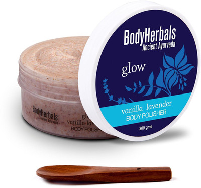 

BodyHerbals Glow Body Polisher, Vanilla Lavender Scrub(200 g)